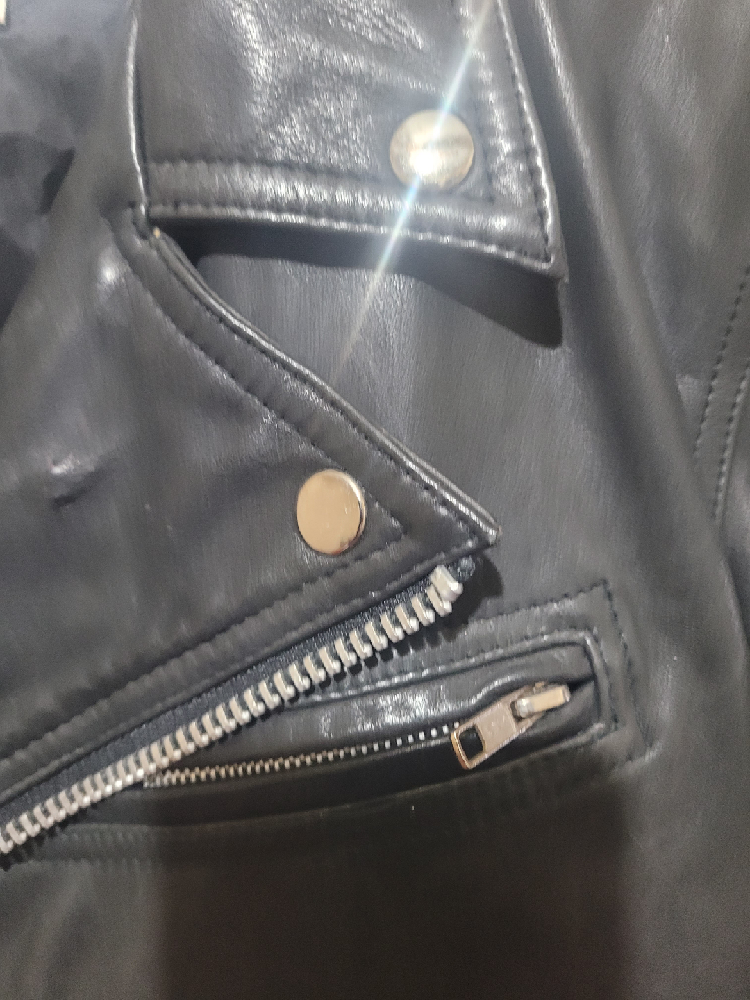 Leather Jacket - Size M Women's - photo 5