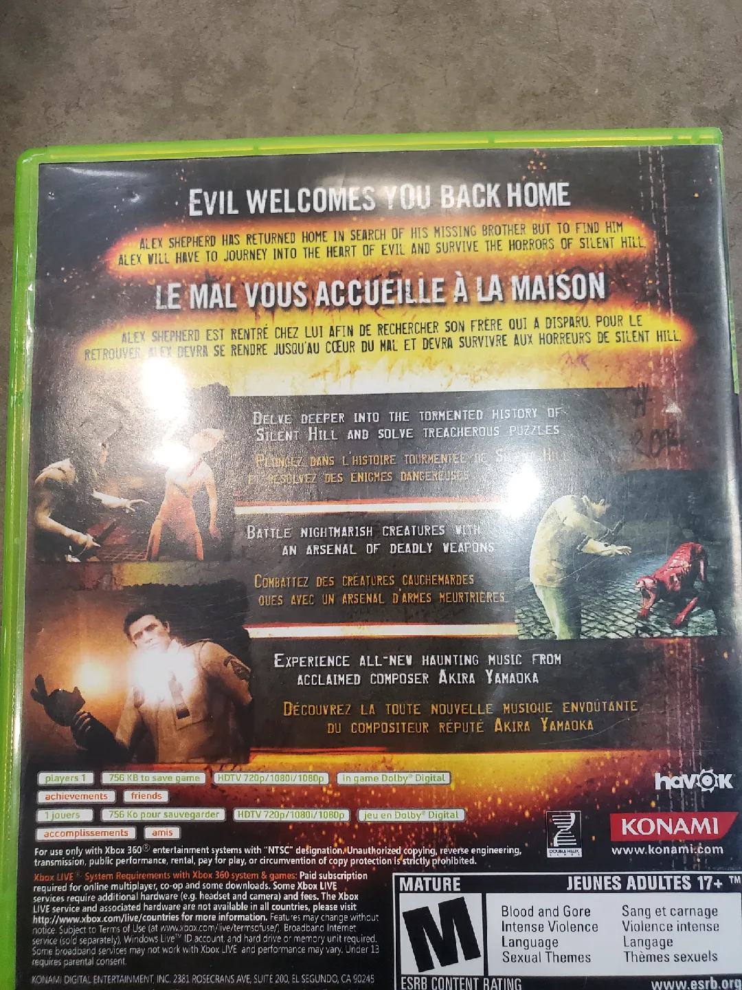 Silent Hill Homecoming - Xbox 360 Game image indicator(2)