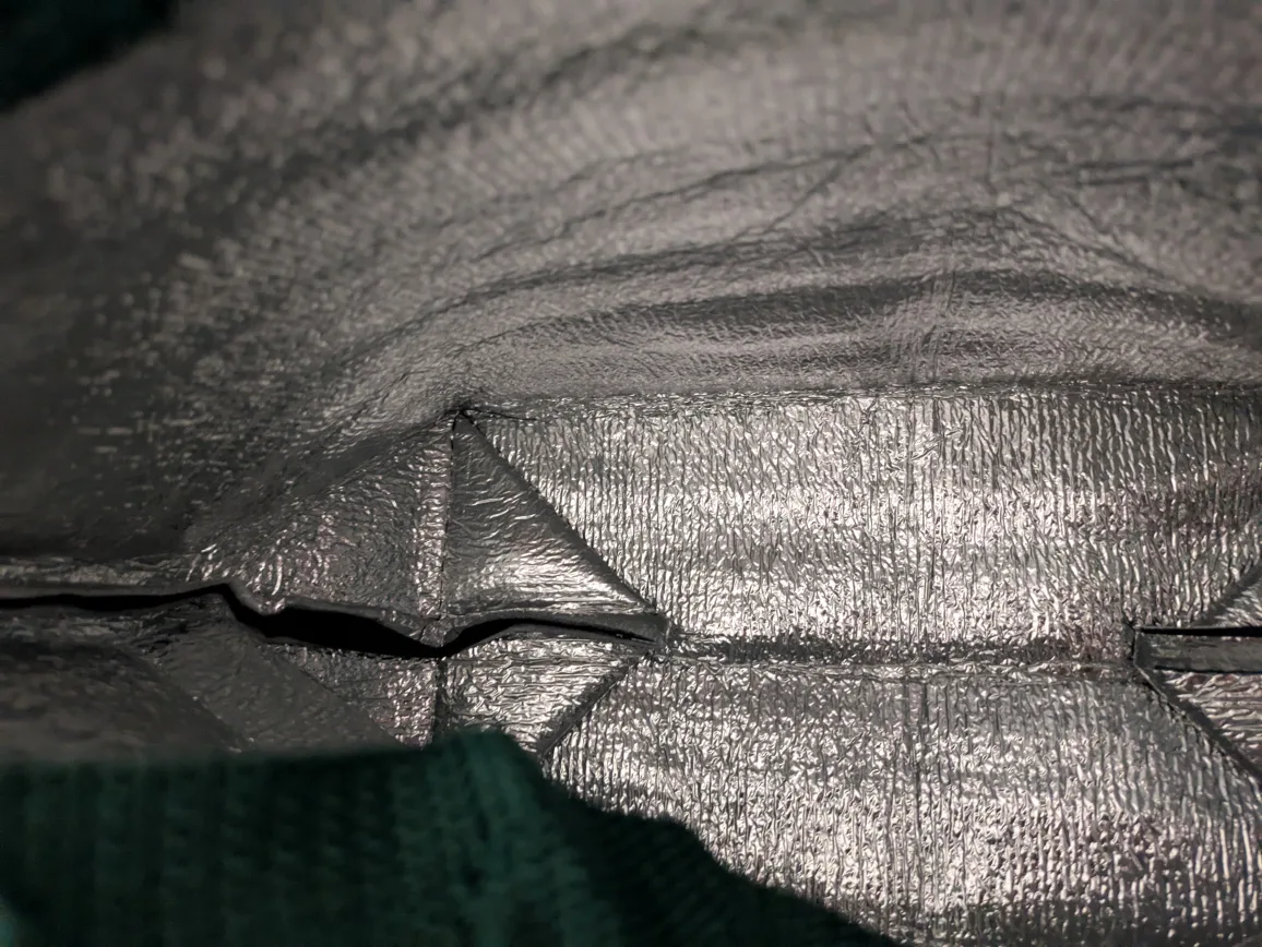 🧡Green insulated reusable grocery bag image indicator(2)