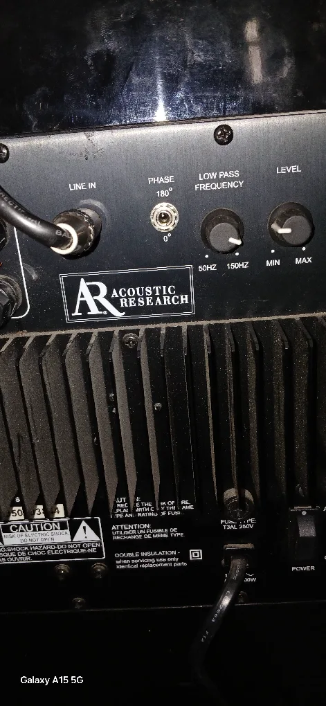 Acoustic Research AR HC6 Subwoofer image indicator(3)