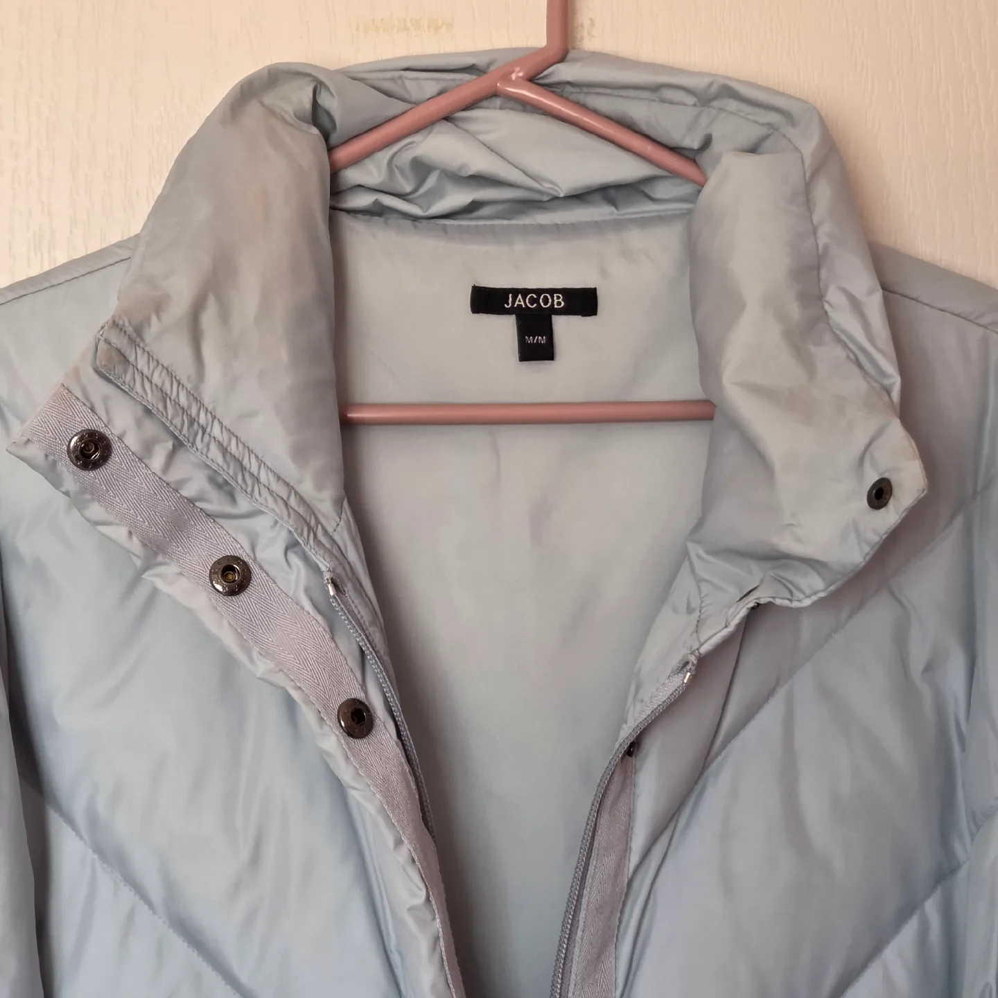 Light Blue Puffer Long Coat image indicator(3)