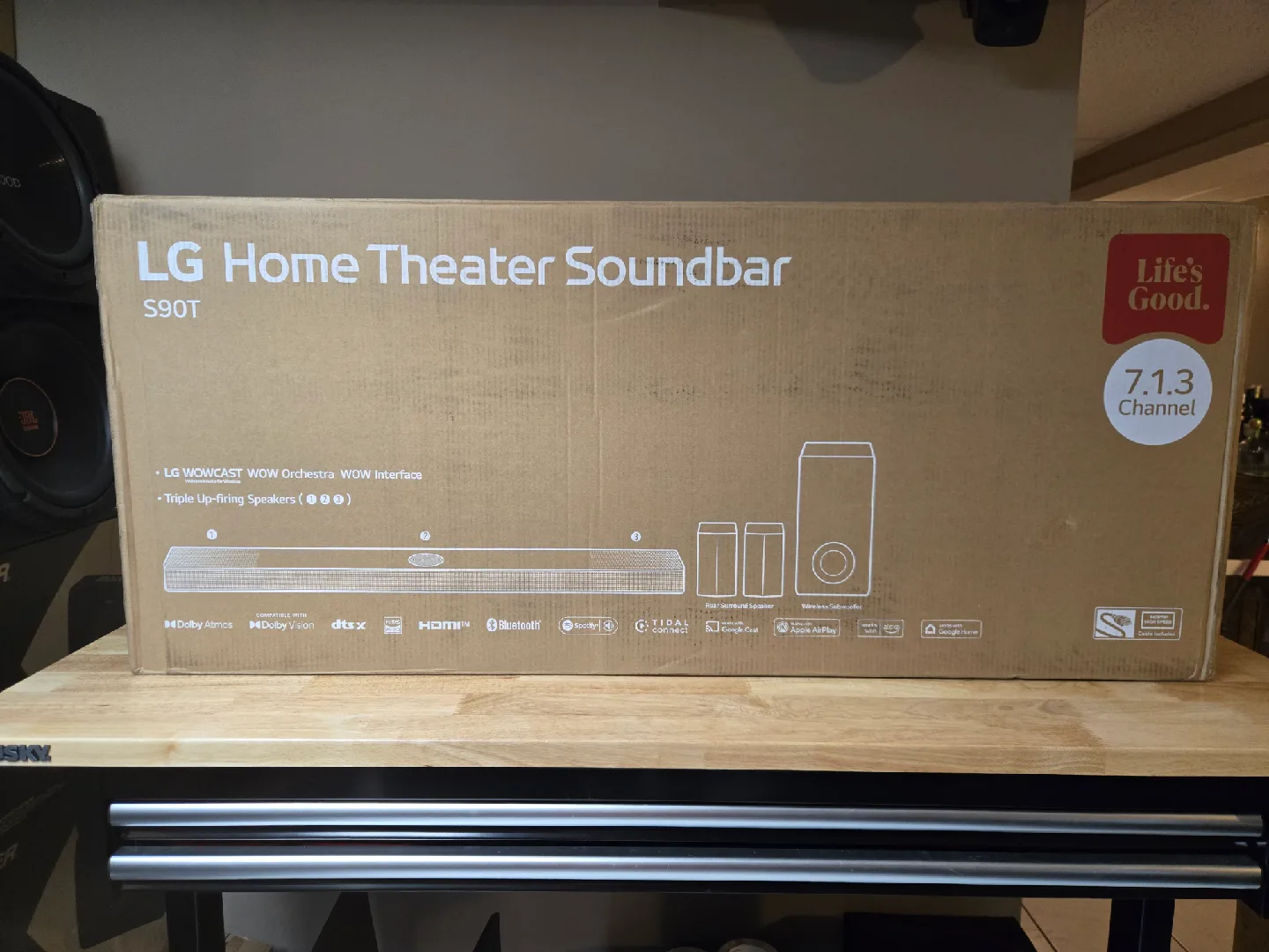 Brand New LG - 7.1.3-Channel S90TR Home Theater image indicator(3)