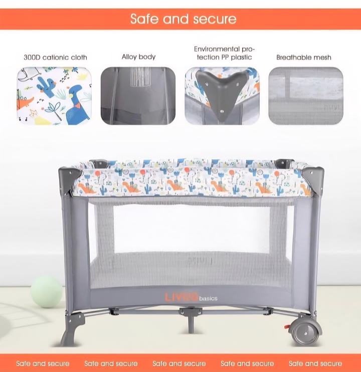 LIVINGbasics Portable Baby Playard and Changing Table - photo 3