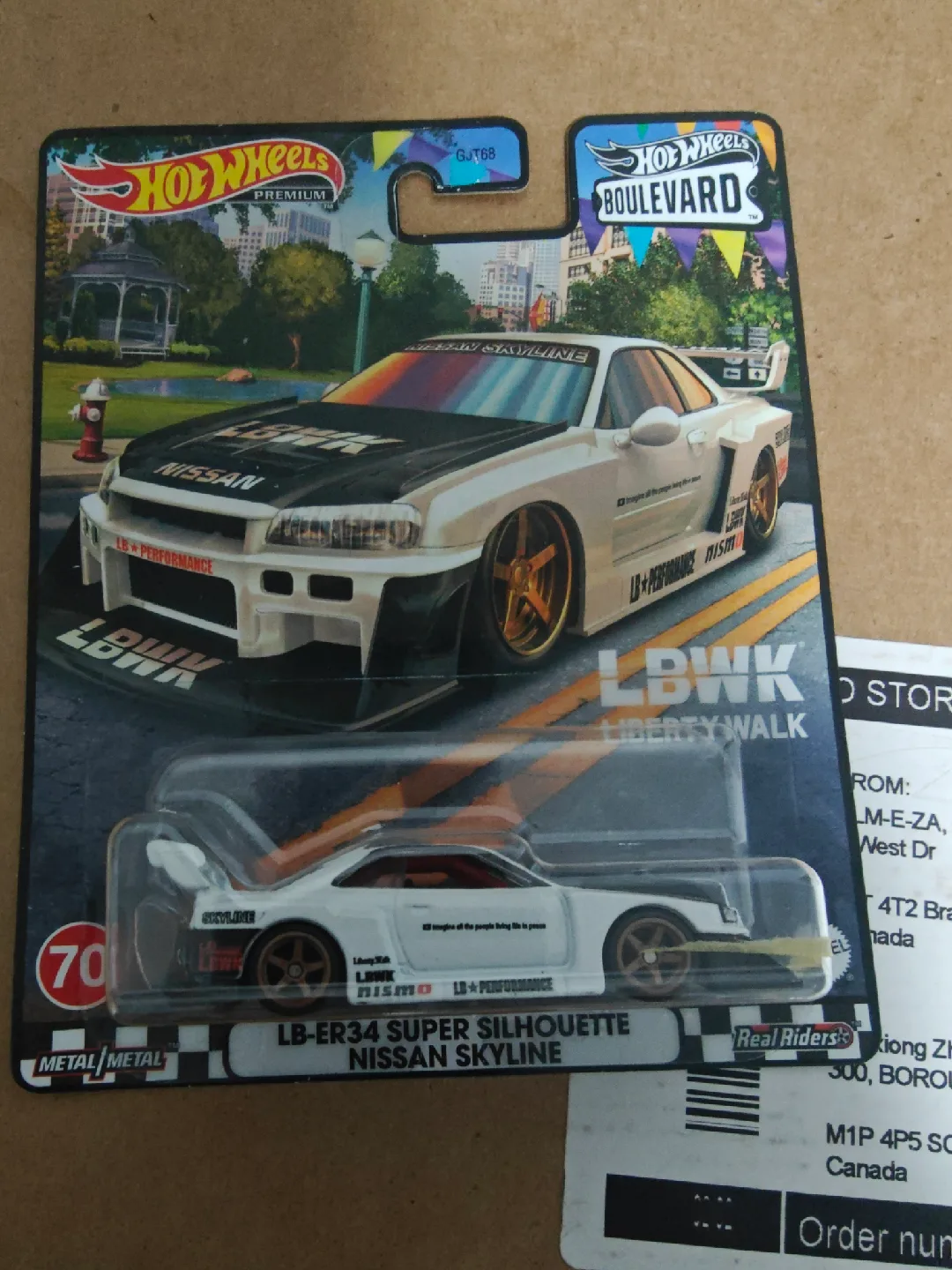 Hot Wheels LB-ER34 Nissan Skyline thumbnail