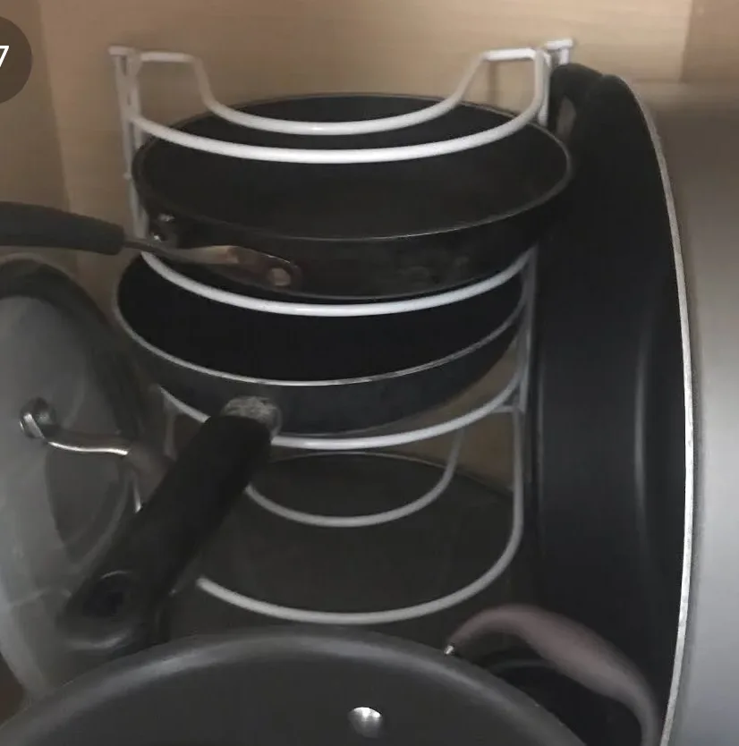 White Metal Kitchen Rack image indicator(2)