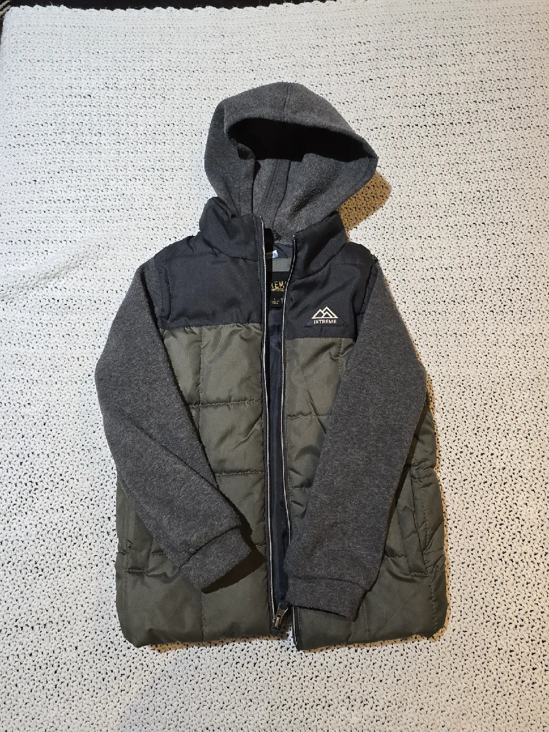Ixtreme Boys' Puffer Vest Hoodie - Size 7 thumbnail