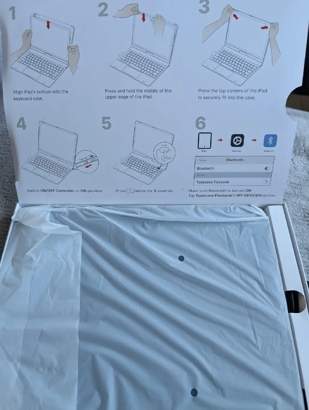 Touch iPad Keyboard Case image indicator(3)