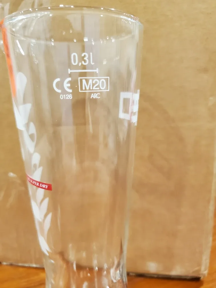 12 new Asahi beer glasses image indicator(4)