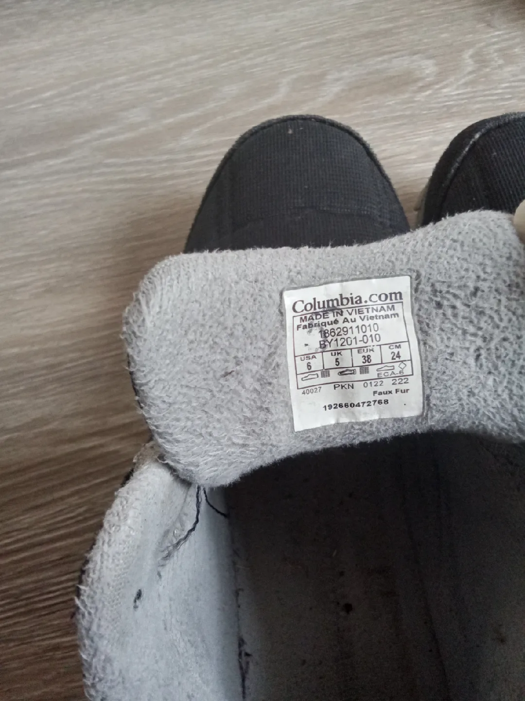 Columbia Youth Size 24cm Fall Boots - Black image indicator(8)