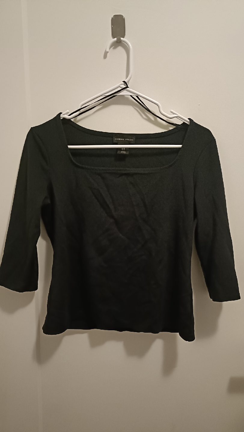 Adrienne Vittadini Black Top - Size S
