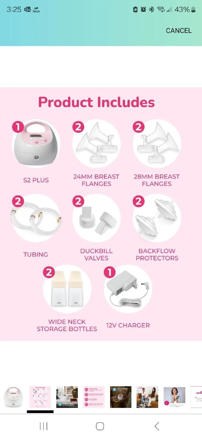 Spectra S2 Plus Breast Pump image indicator(2)