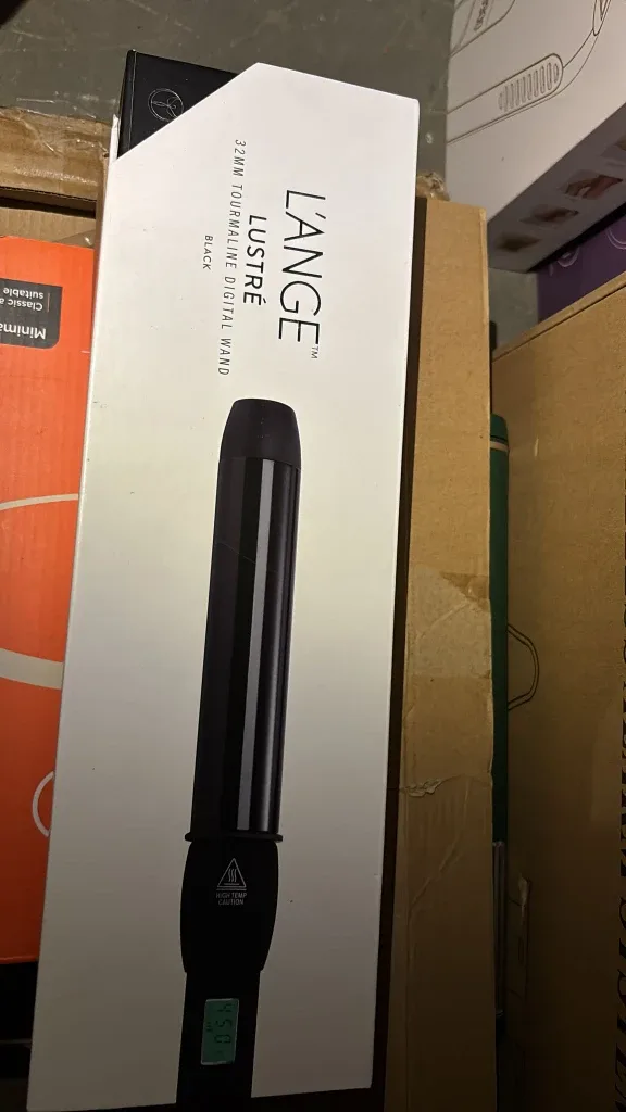 L'ANGE Lustré 32mm Tourmaline Digital Wand - Black