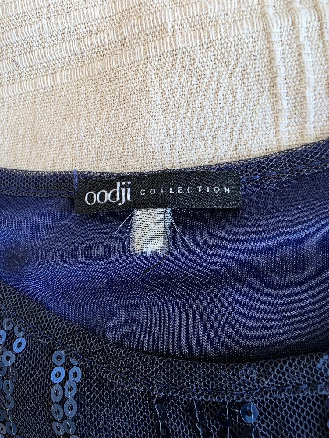 Oodji Collection Blue Sequin Dress image indicator(5)