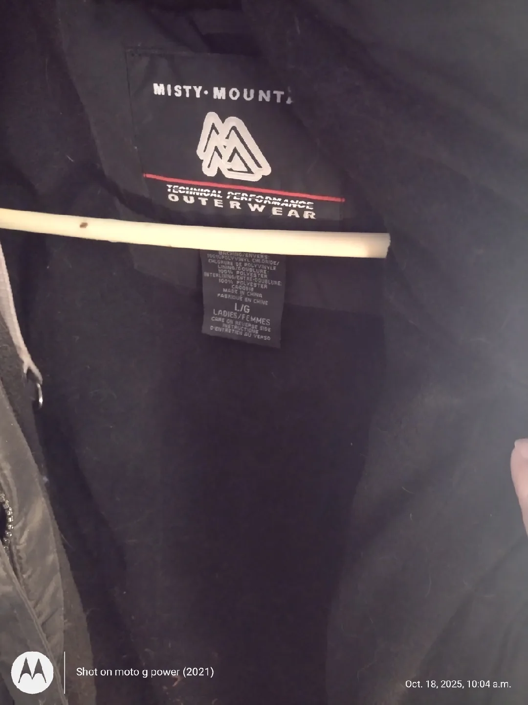 Misty Mountain Technical Performance Outerwear - L image indicator(2)