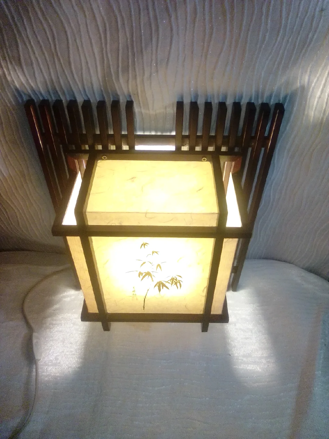 Asian Style Bamboo Accent Lamp image indicator(2)