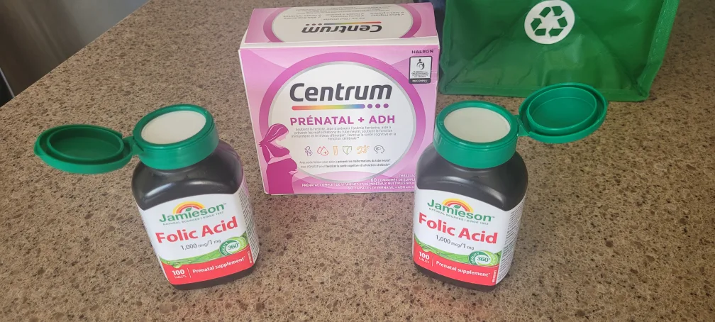 Centrum Prenatal + ADH & 2 Jamieson Folic Acid thumbnail