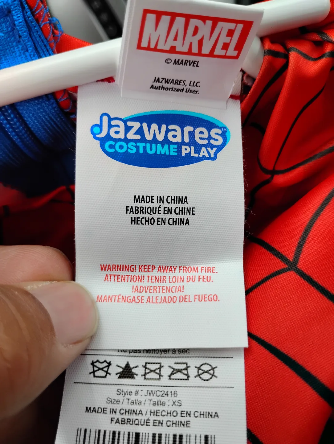 Marvel Spiderman Costume - Size XS image indicator(5)