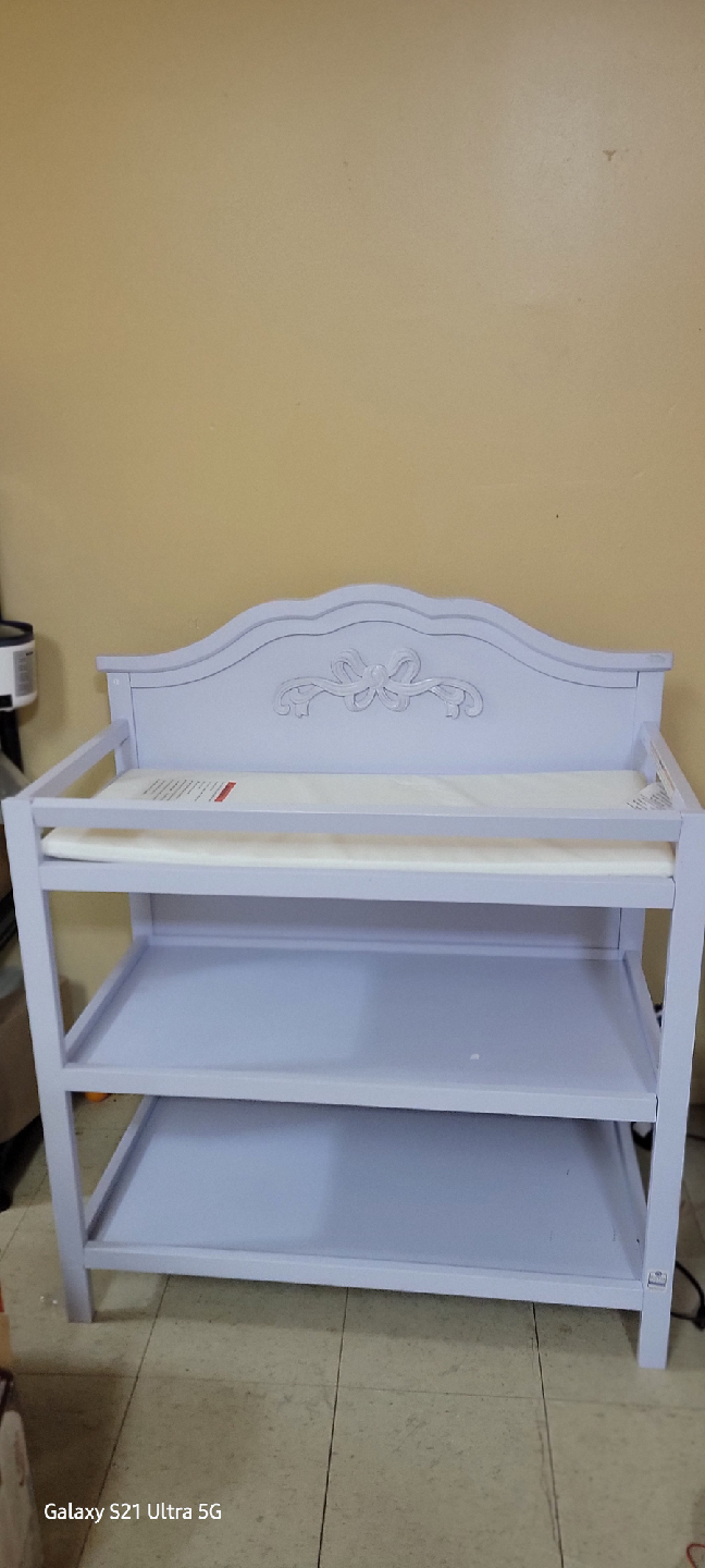 Baby Changing Table - Light Purple
