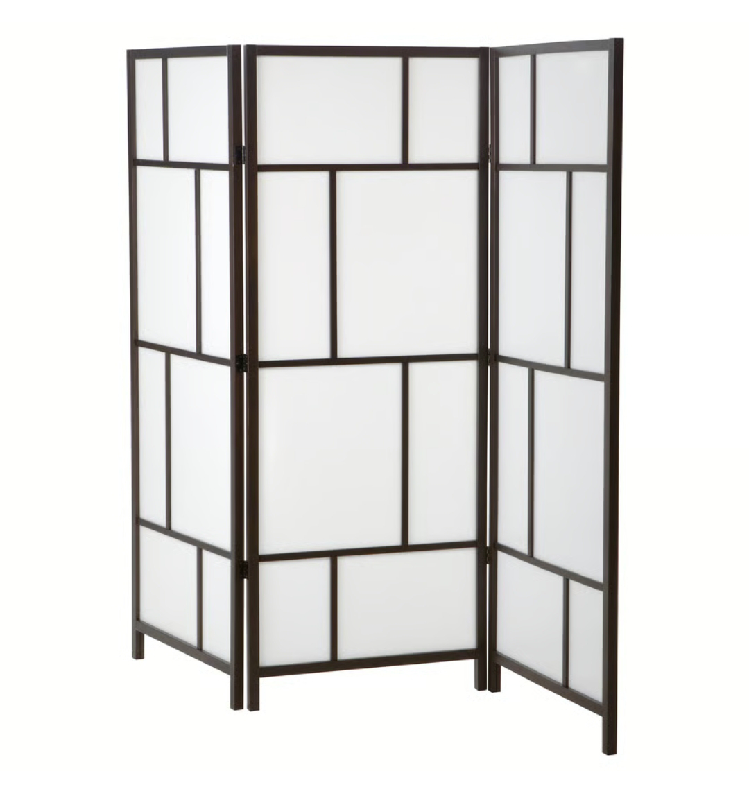 IKEA EKNE Room Divider - Black/White