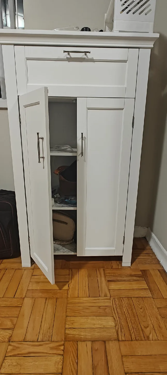 White Storage Cabinet image indicator(2)