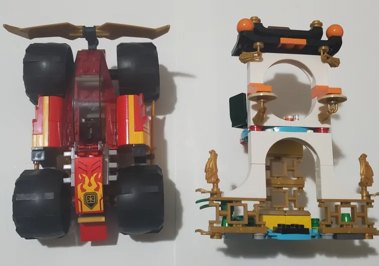 Lego Ninjago Kai's Car and temple thumbnail