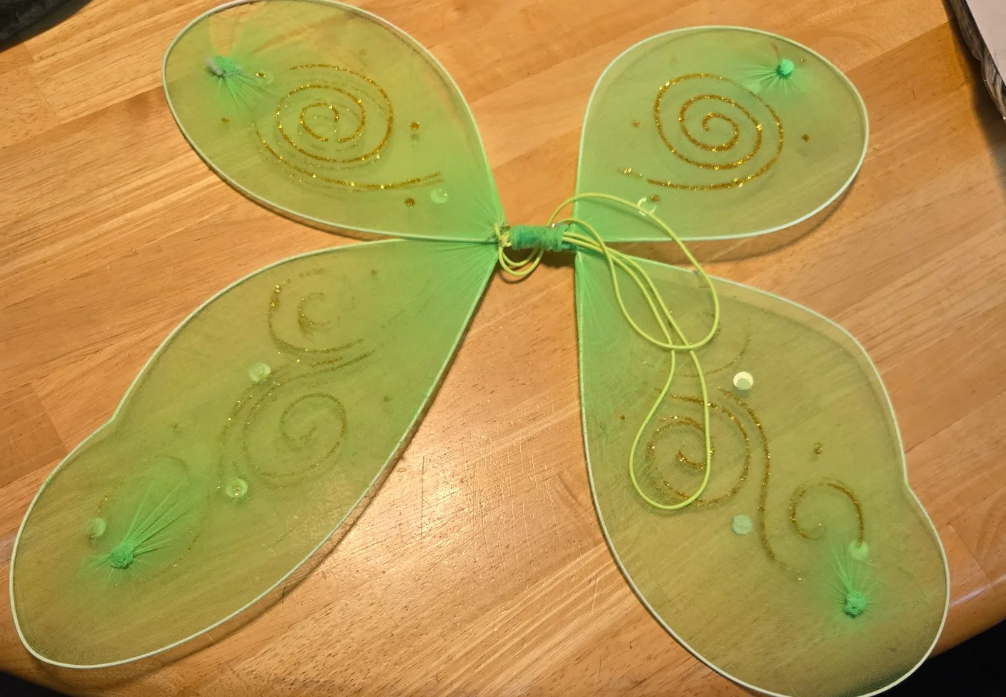 Green Fairy Wings Costume Accessory thumbnail