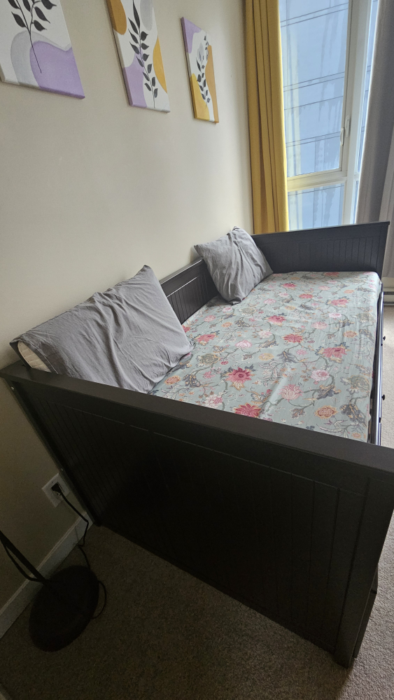 IKEA Hemnes Daybed Frame with 3 Drawers and 2 Mattresses - photo 4