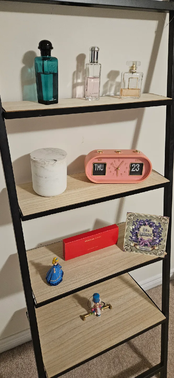 Black Metal Ladder Shelf image indicator(3)