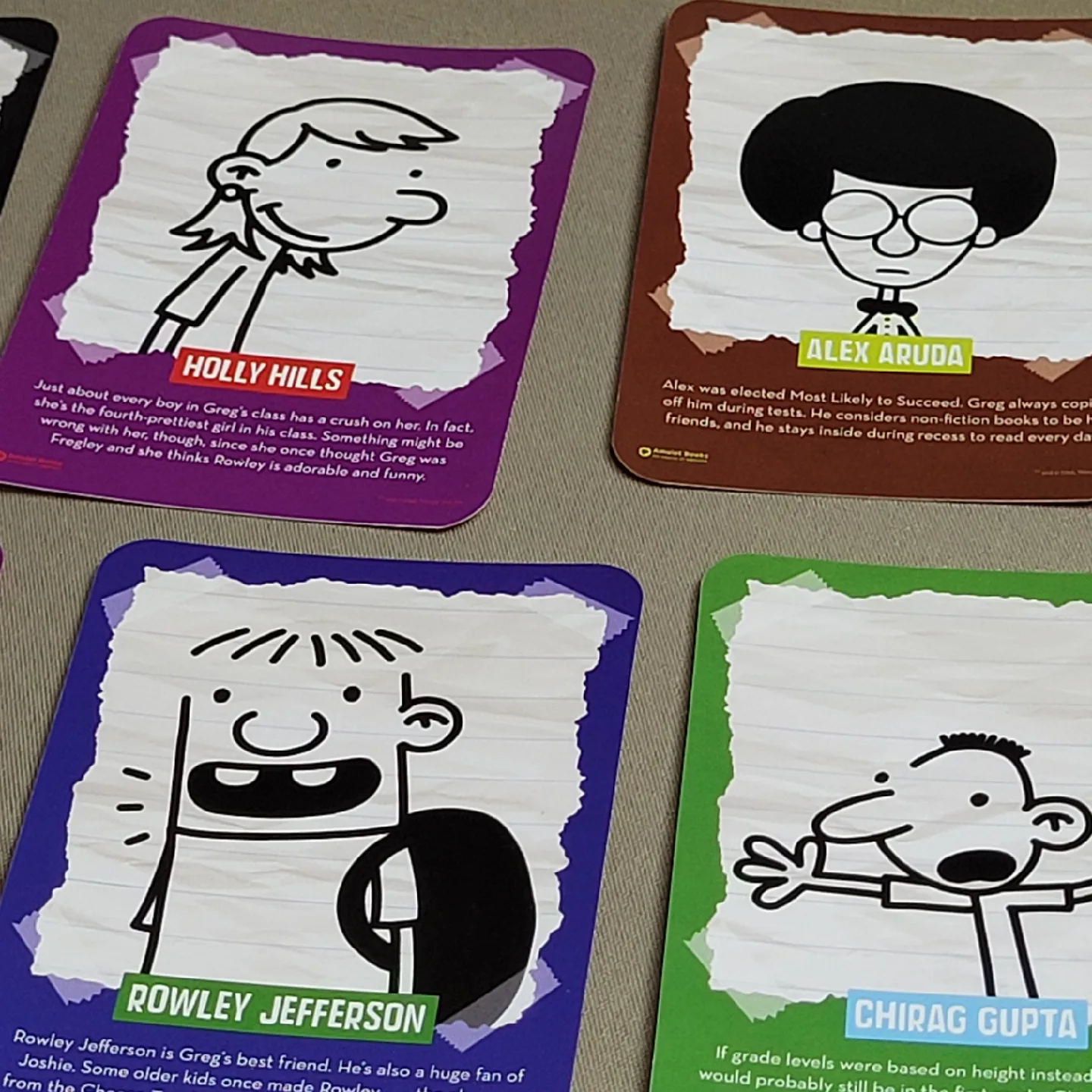 Lot of 12 Diary of Wimpy Kid Collector Cards image indicator(9)