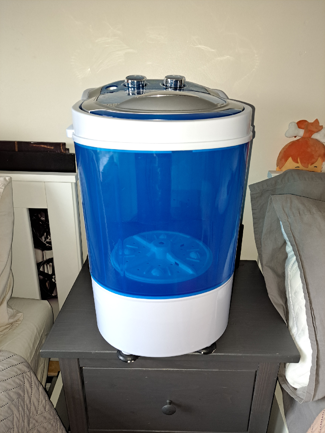 Portable Washing Machine, Blue/White