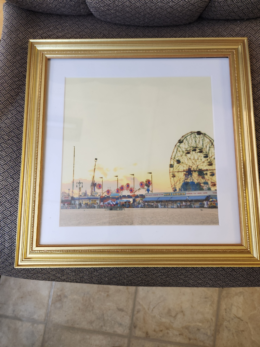 Coney Island Print in Frame - photo 2