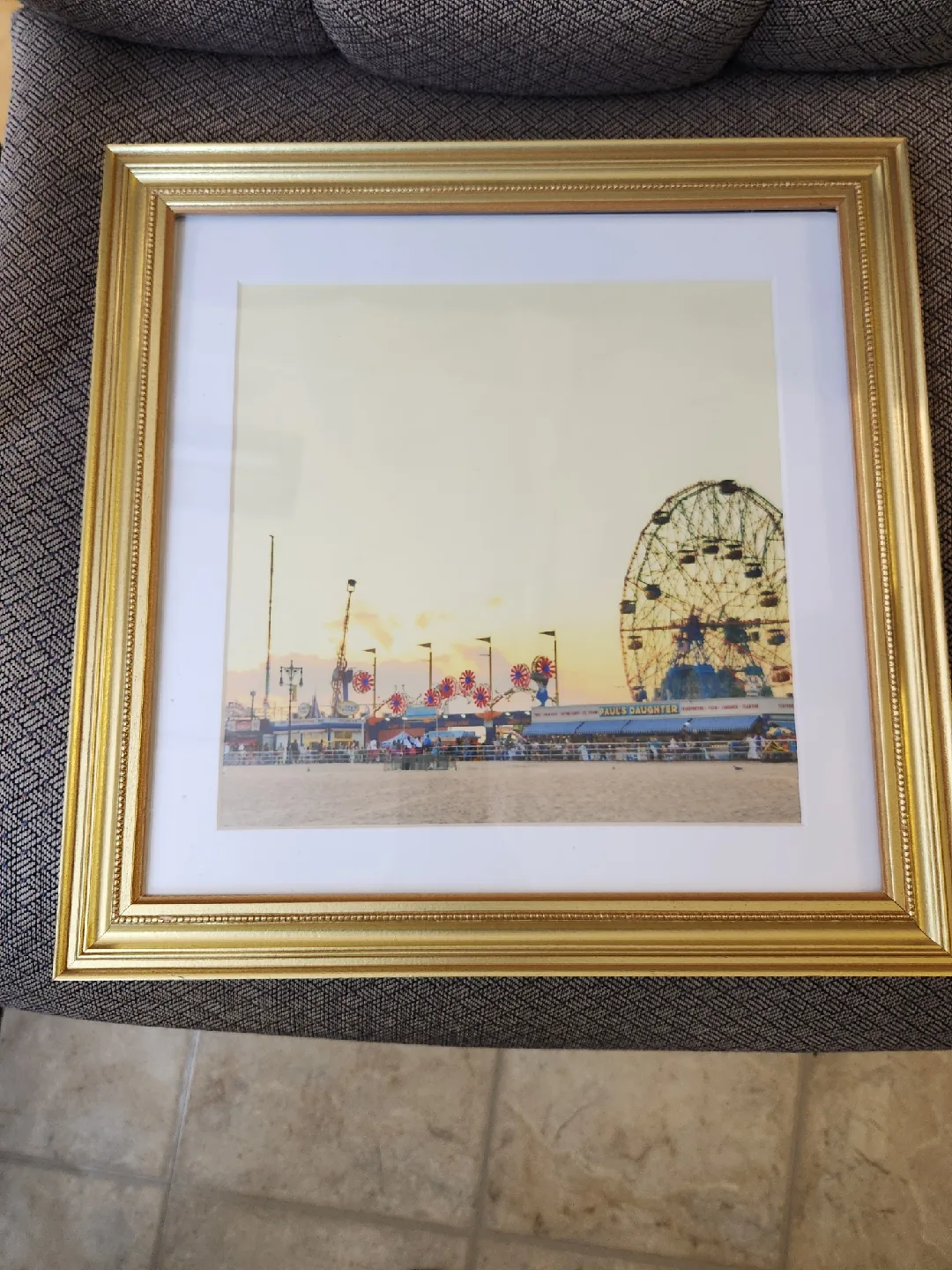 Coney Island Print in Frame image indicator(2)