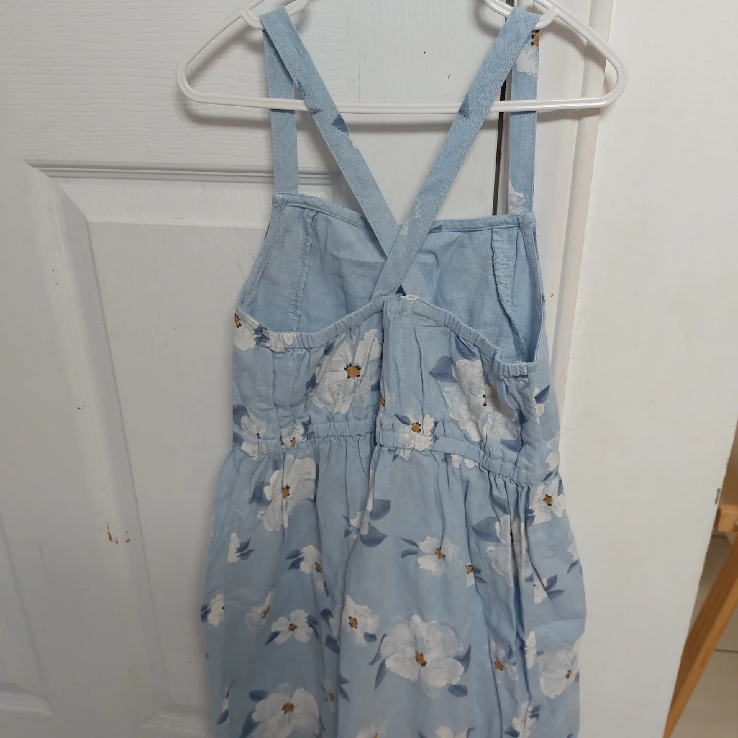 Carter's Blue Floral Dress Size 8 image indicator(4)