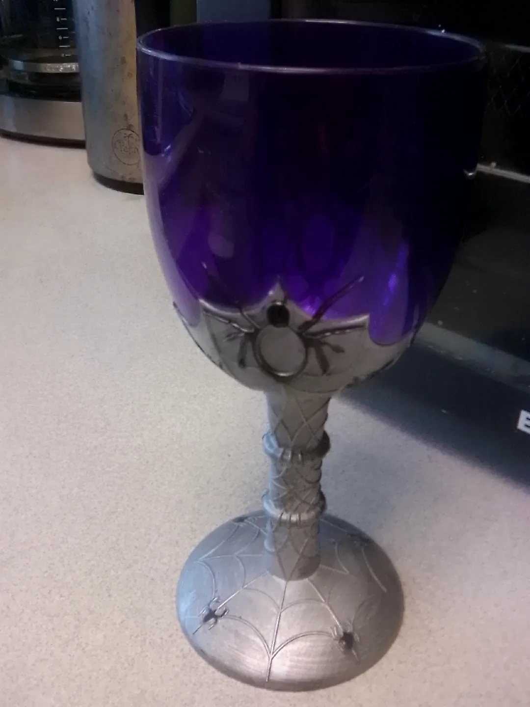 Purple Spider Halloween Goblet 🥕 thumbnail