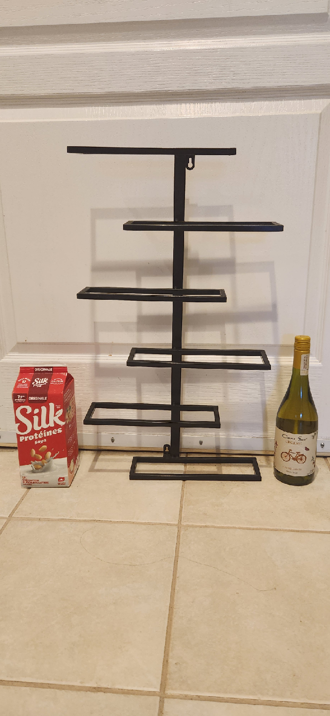Wine Rack Wall Mounted, 6 Bottles Vertical - photo 3