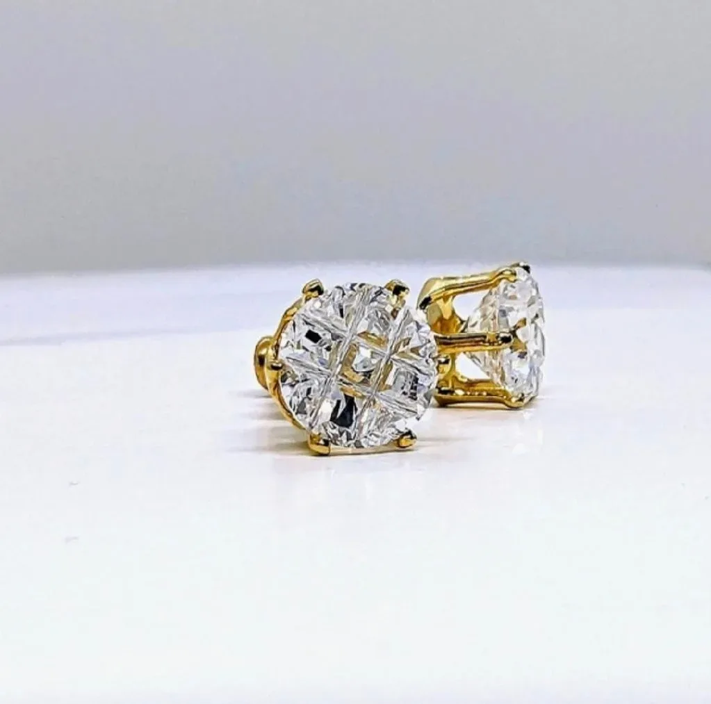 ✨ Classic 6 Prong Simulated Diamond Stud Earrings ✨ thumbnail