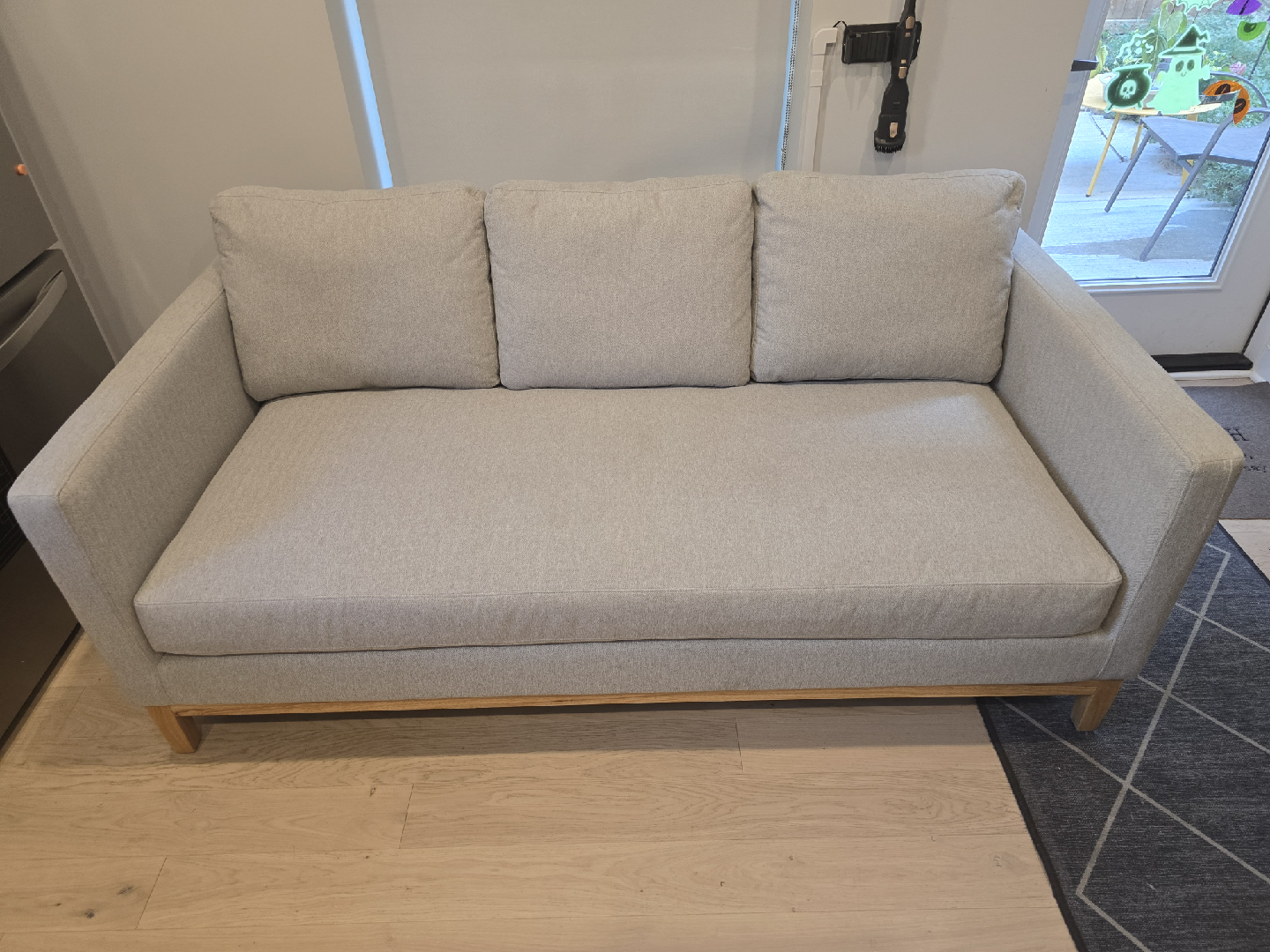 Modern Grey 3 Seat Sofa - photo 2