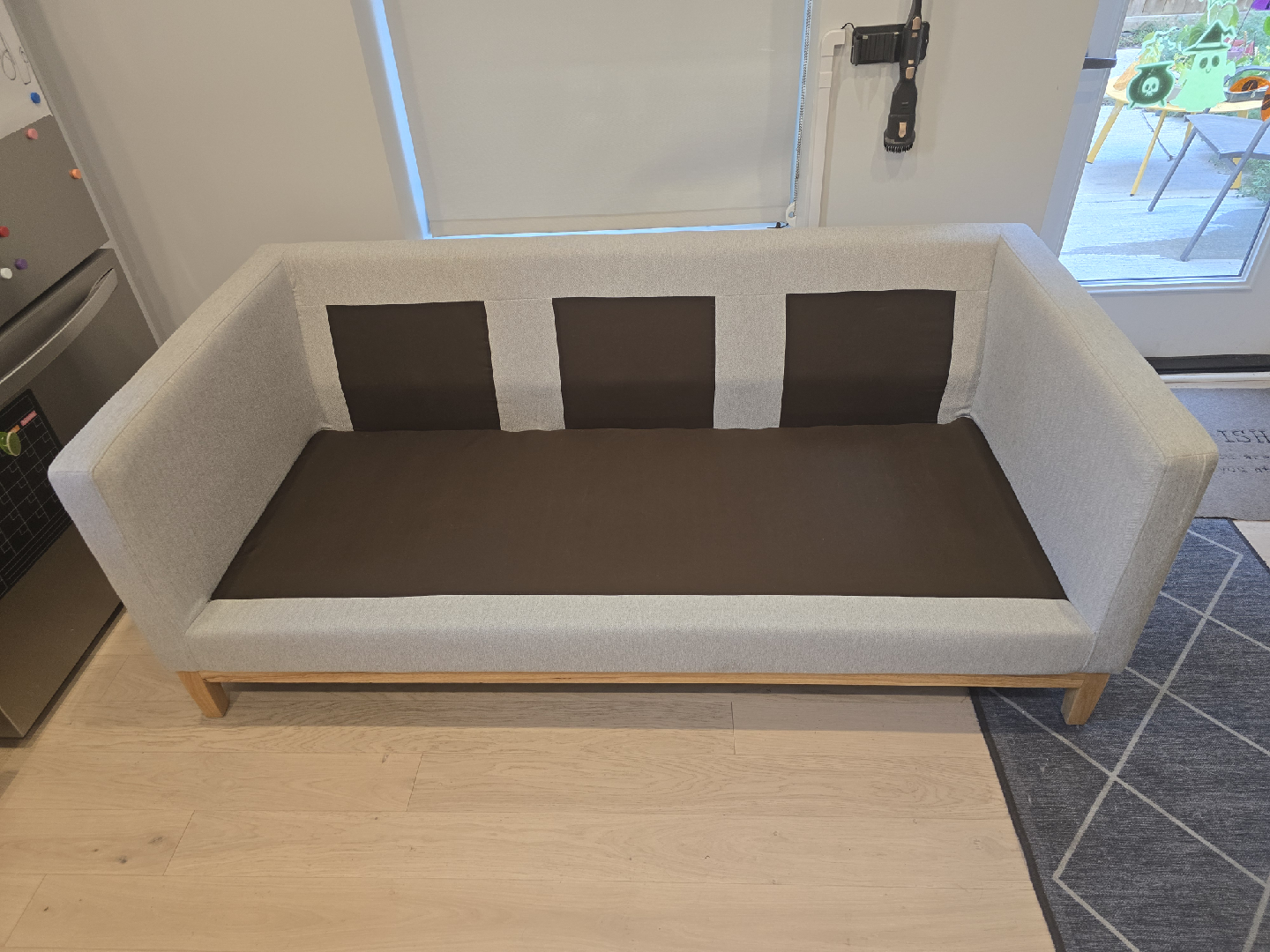 Modern Grey 3 Seat Sofa - photo 4