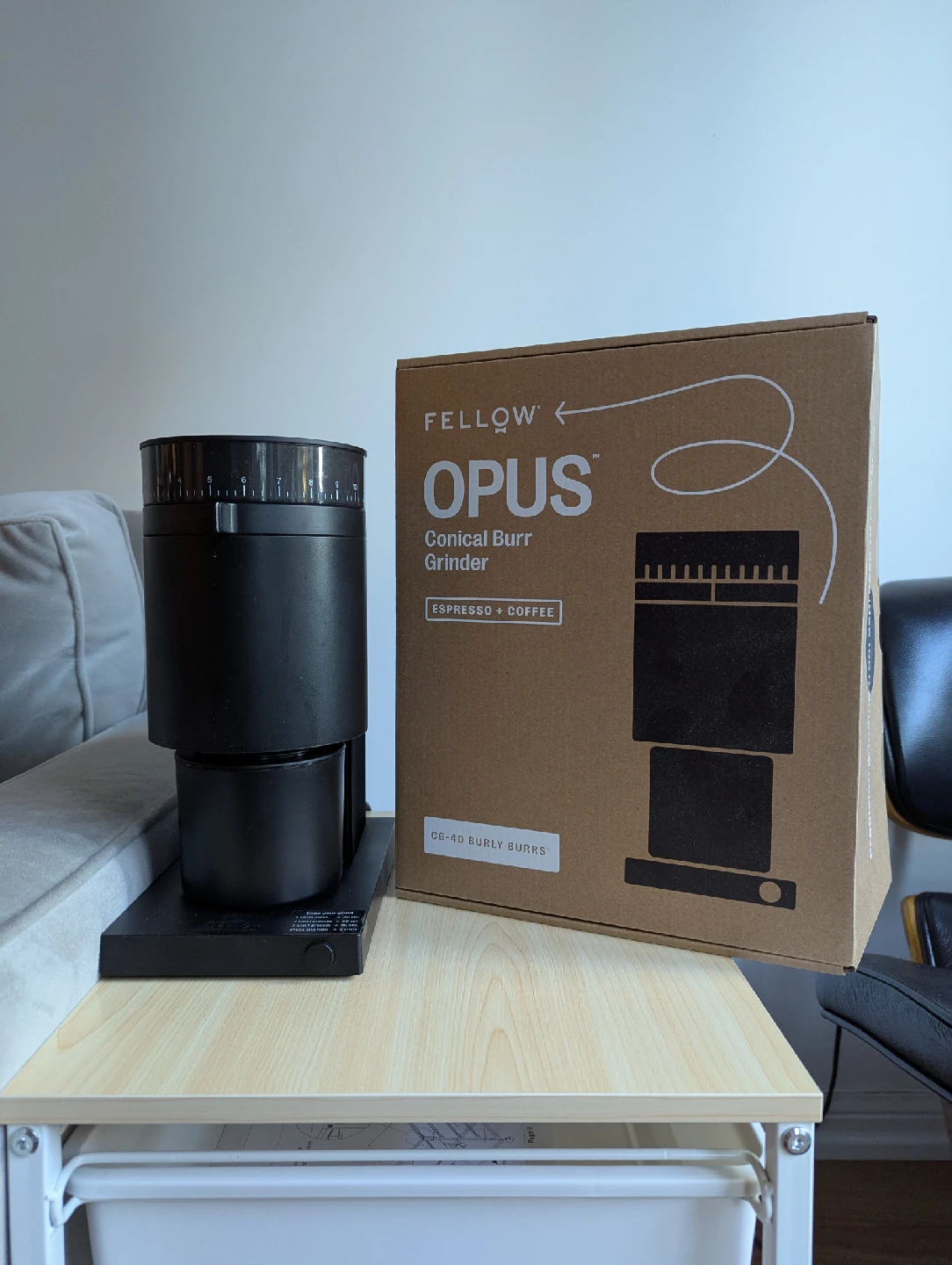 Fellow Opus Conical Burr Coffee Grinder - Like New