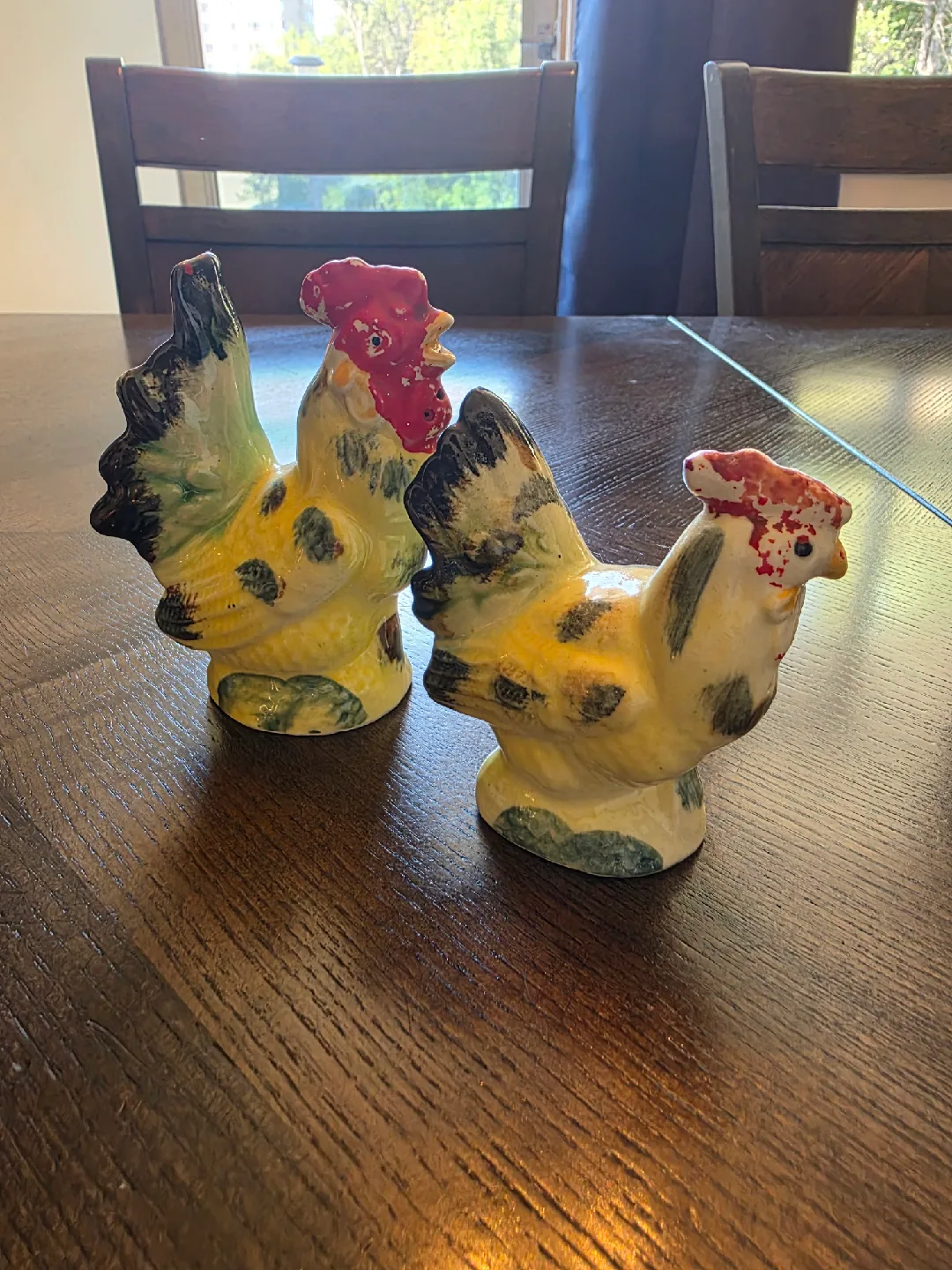 Vintage Rooster & Hen Salt & Pepper image indicator(2)