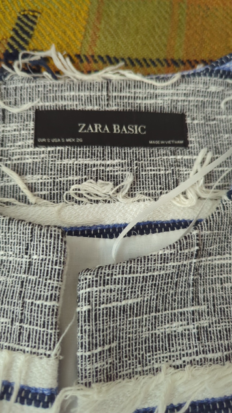 Zara Basic Striped Jacket - Size S - photo 2
