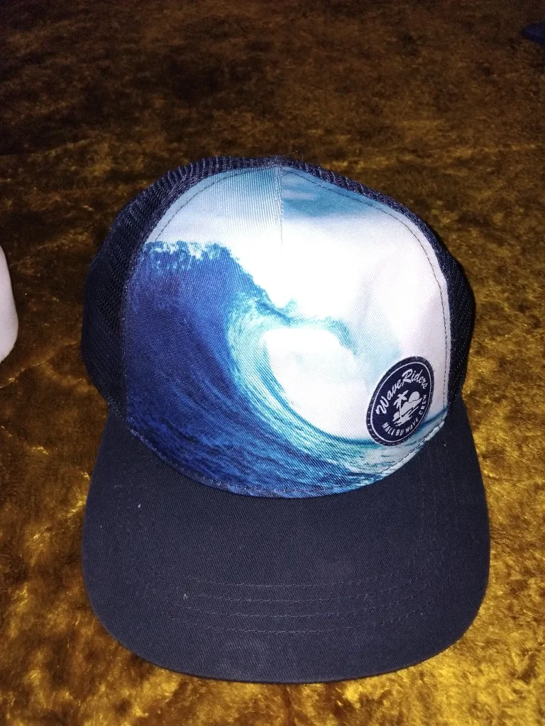 Two Baseball Caps: Love is Love & Wave Riders image indicator(3)