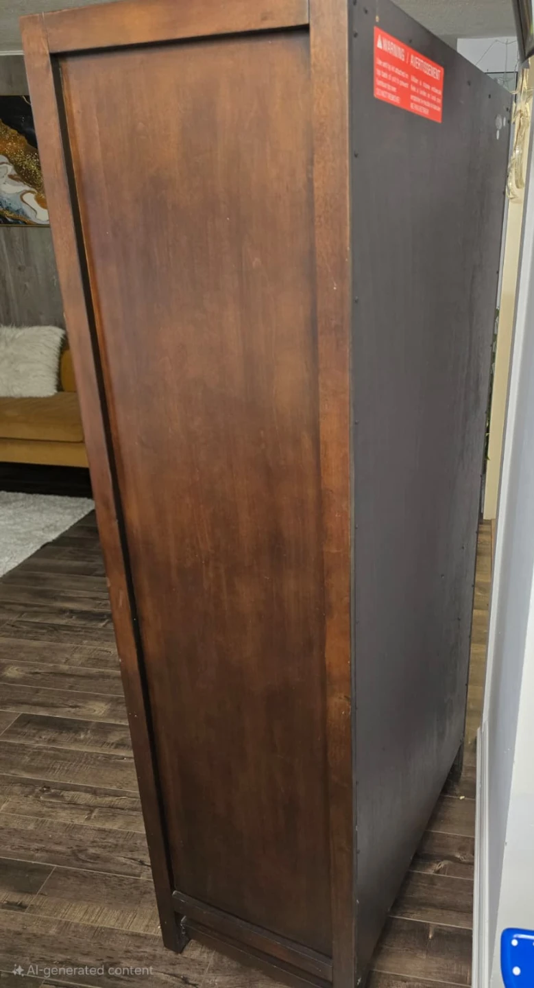 Dark Wood Display Cabinet - photo 5