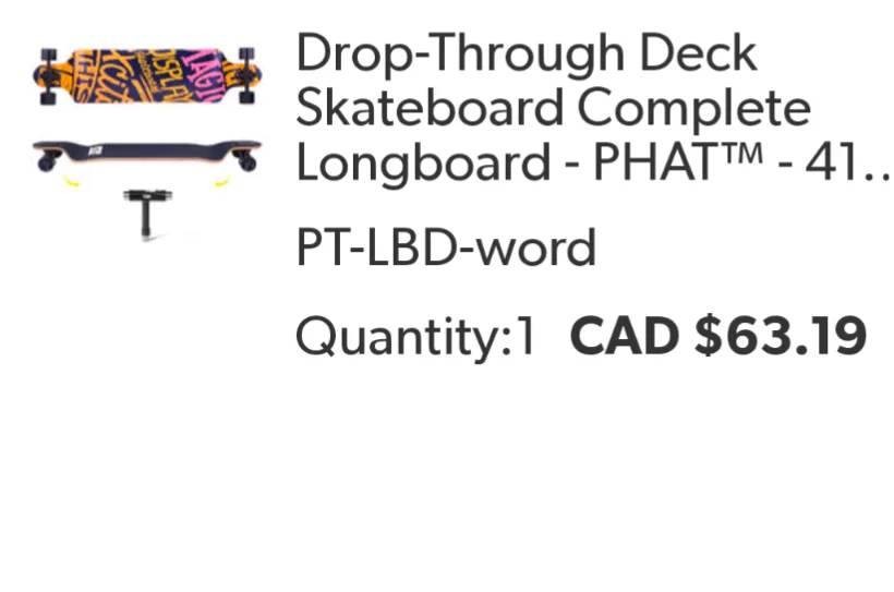 PHAT Drop-Through Deck Skateboard Complete Longboard - 41" image indicator(3)