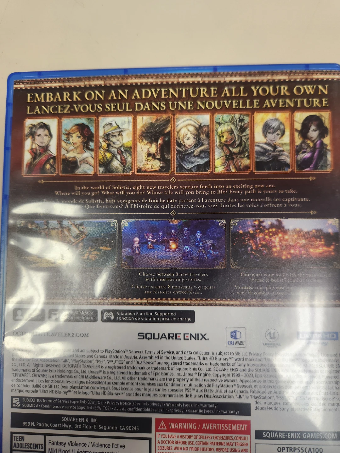 Octopath Traveler II - PS5 Game - photo 2