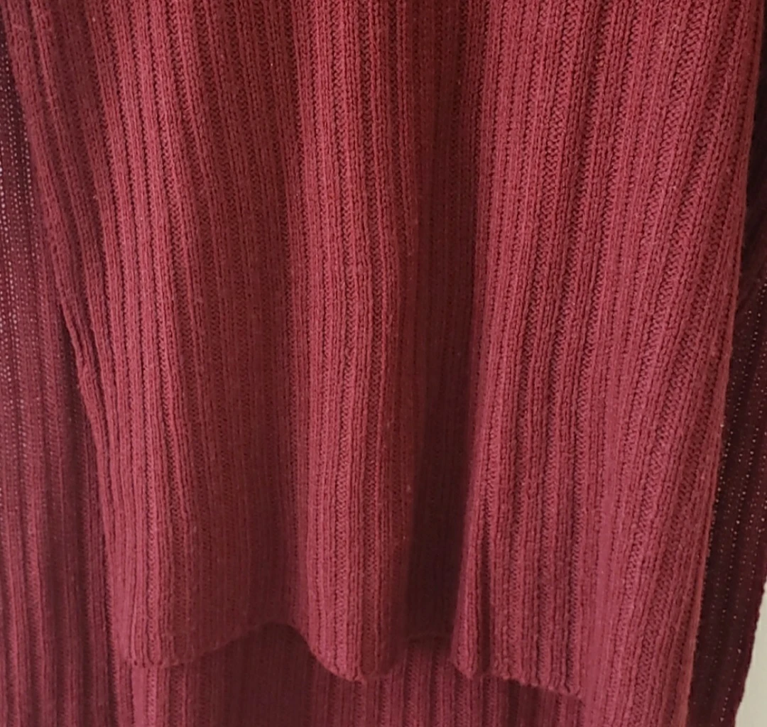 Red Sweater Dress - Size Large - photo 5