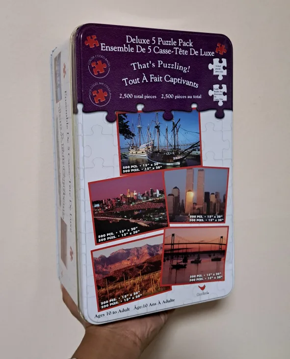 Cardinal Deluxe 5 Puzzle Pack - 2500 Pieces thumbnail