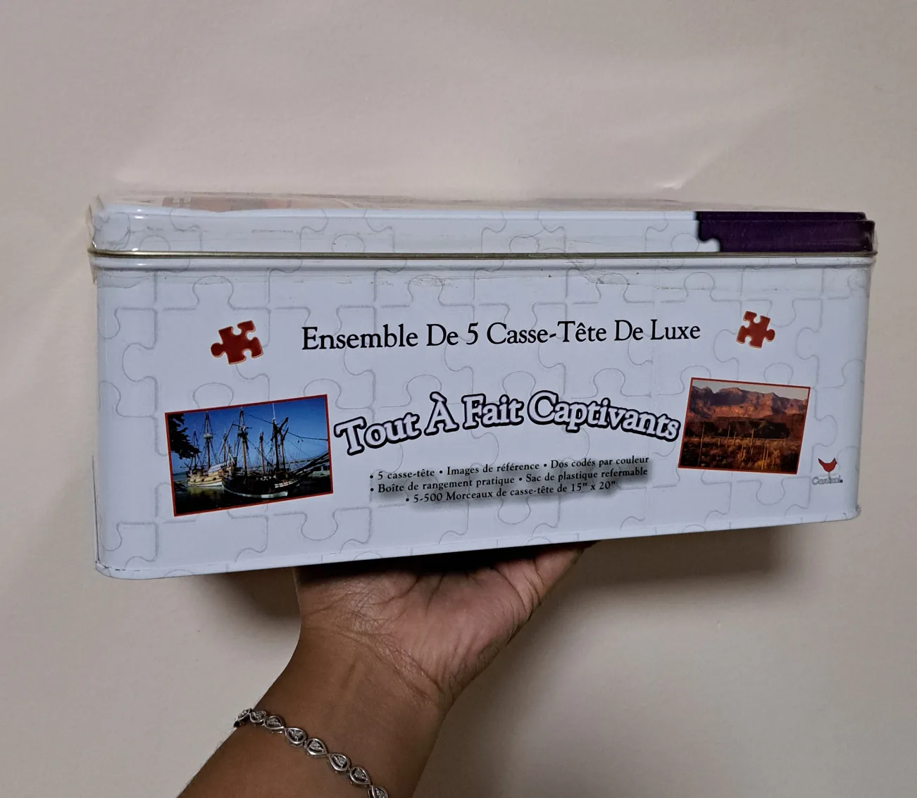 Cardinal Deluxe 5 Puzzle Pack - 2500 Pieces image indicator(3)