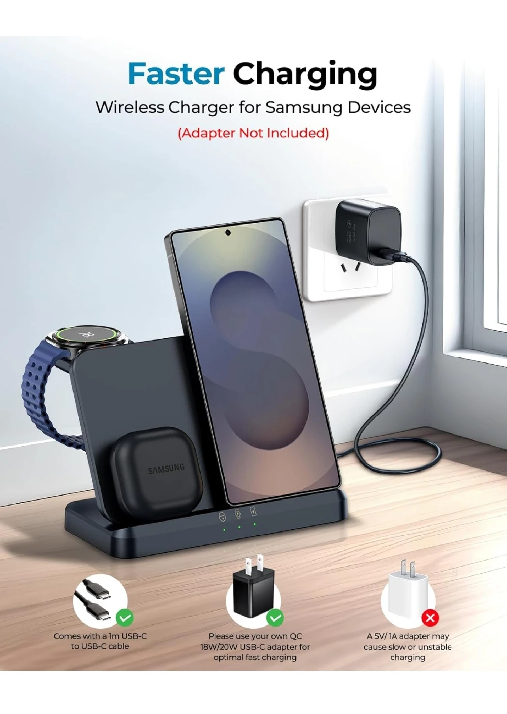 Wireless Charger for Samsung - photo 3