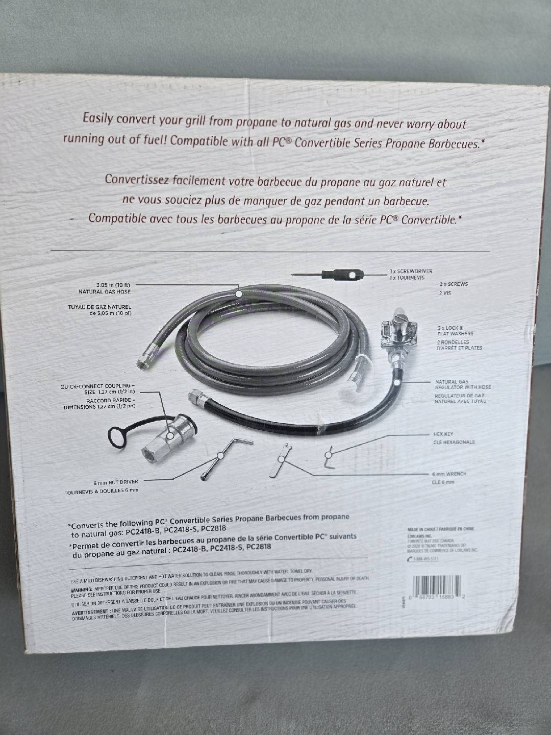 Brand new sealed pc presidents choice bbq conversion kit - photo 2